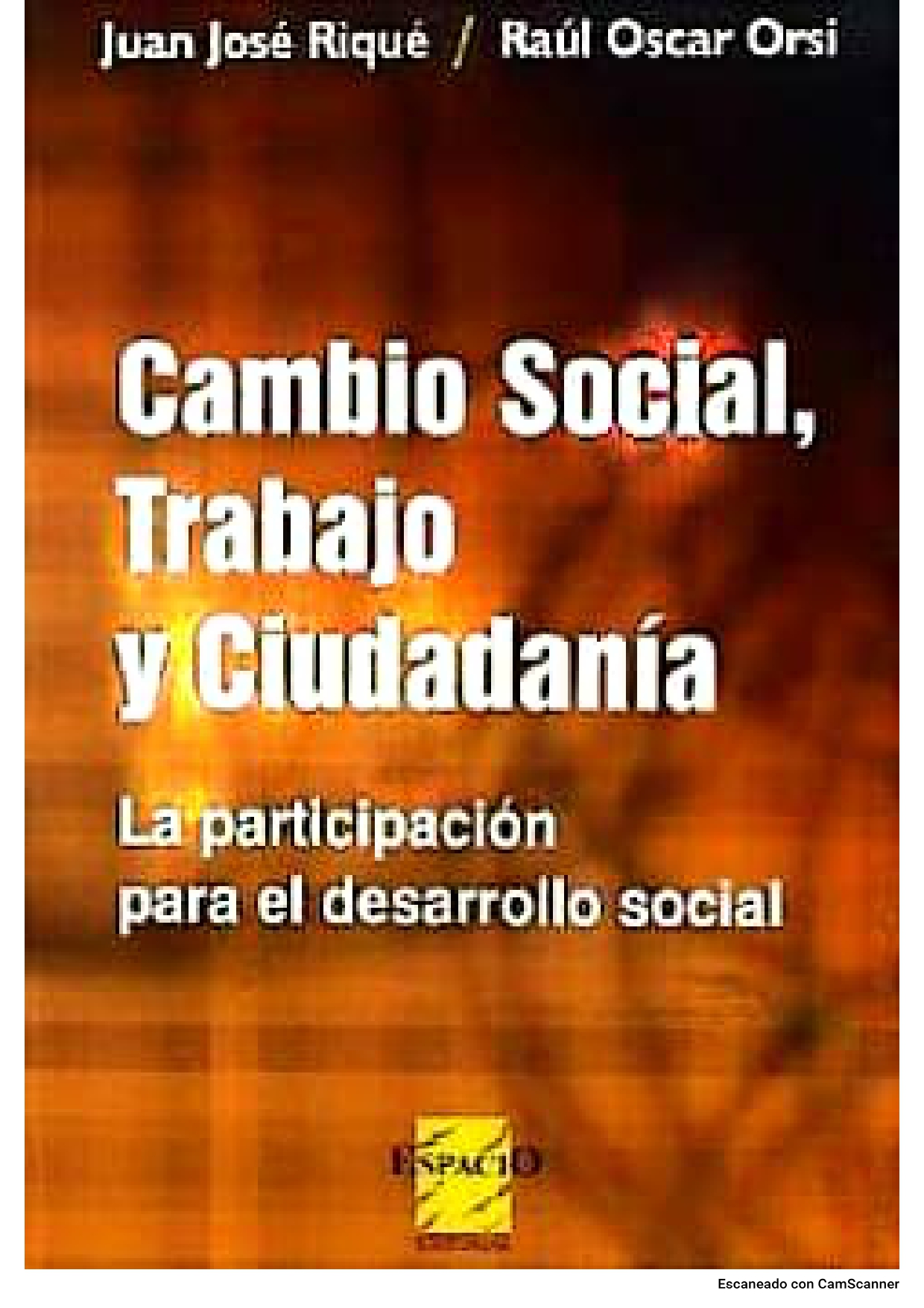CAMBIO SOCIAL, TRABAJO Y CIUDADANIA