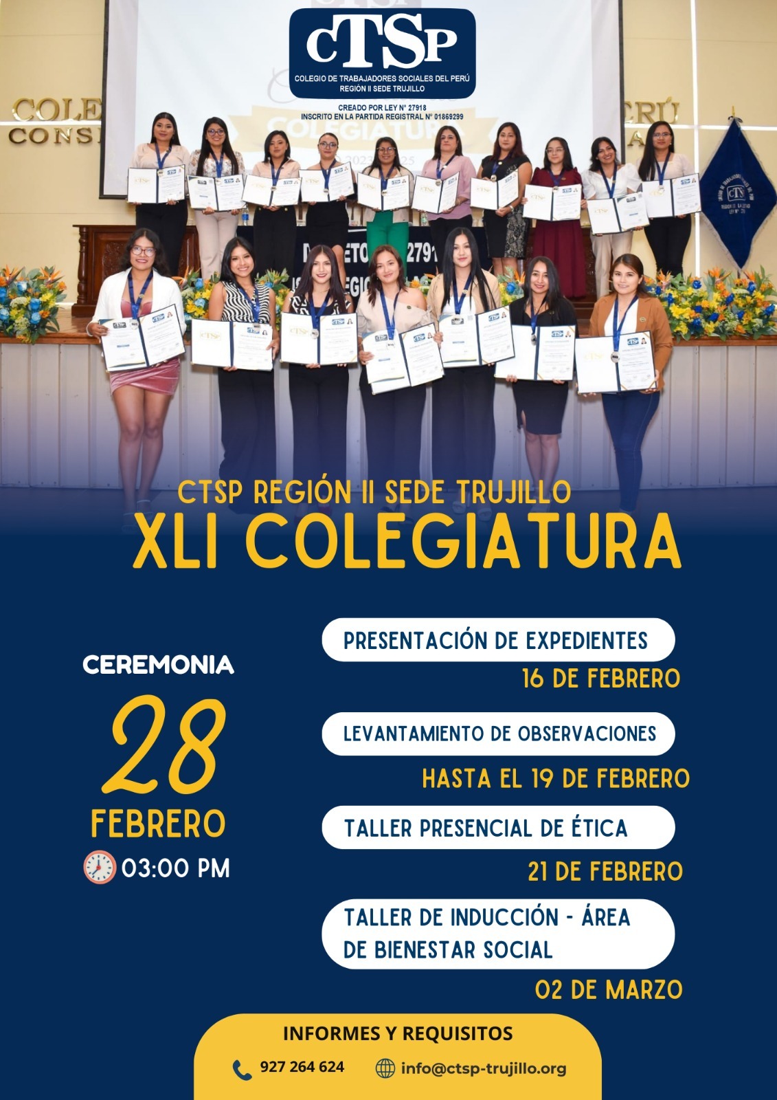 XLI COLEGIATURA CTSP